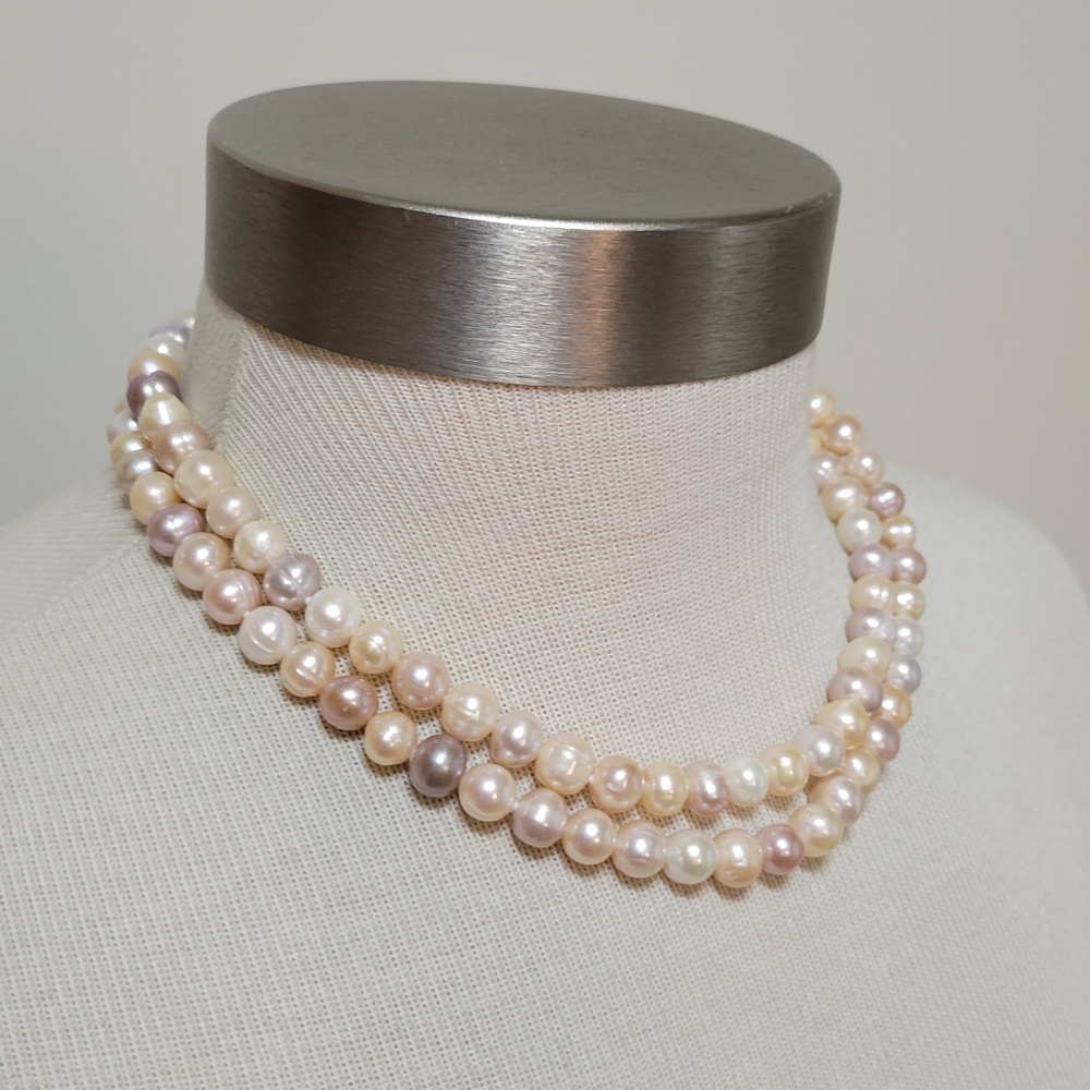 Belle De Mer Freshwater Pearl Necklace NWT - Picture 5 of 10